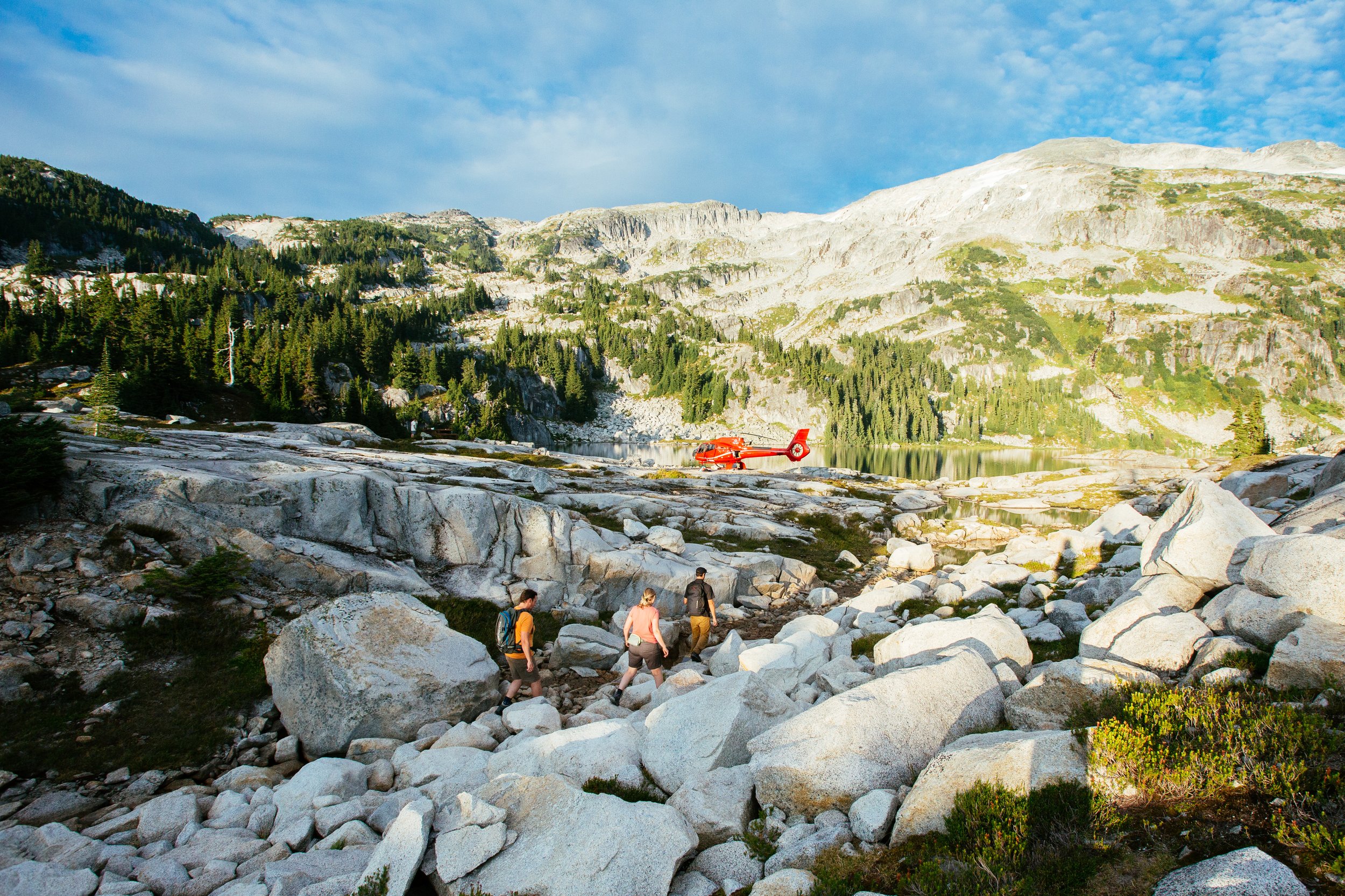 heli hiking alpine whistler